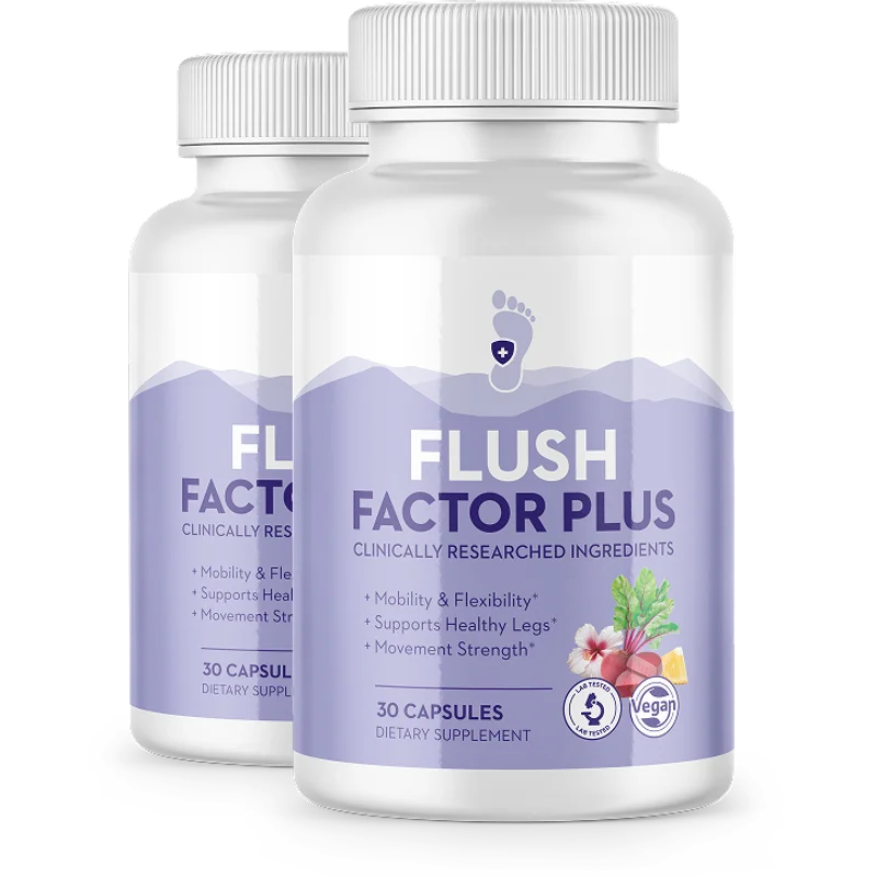 Flush Factor Plus Joint & Mobility Supplement Bottle (2 Bottle / 60 Day Pack)